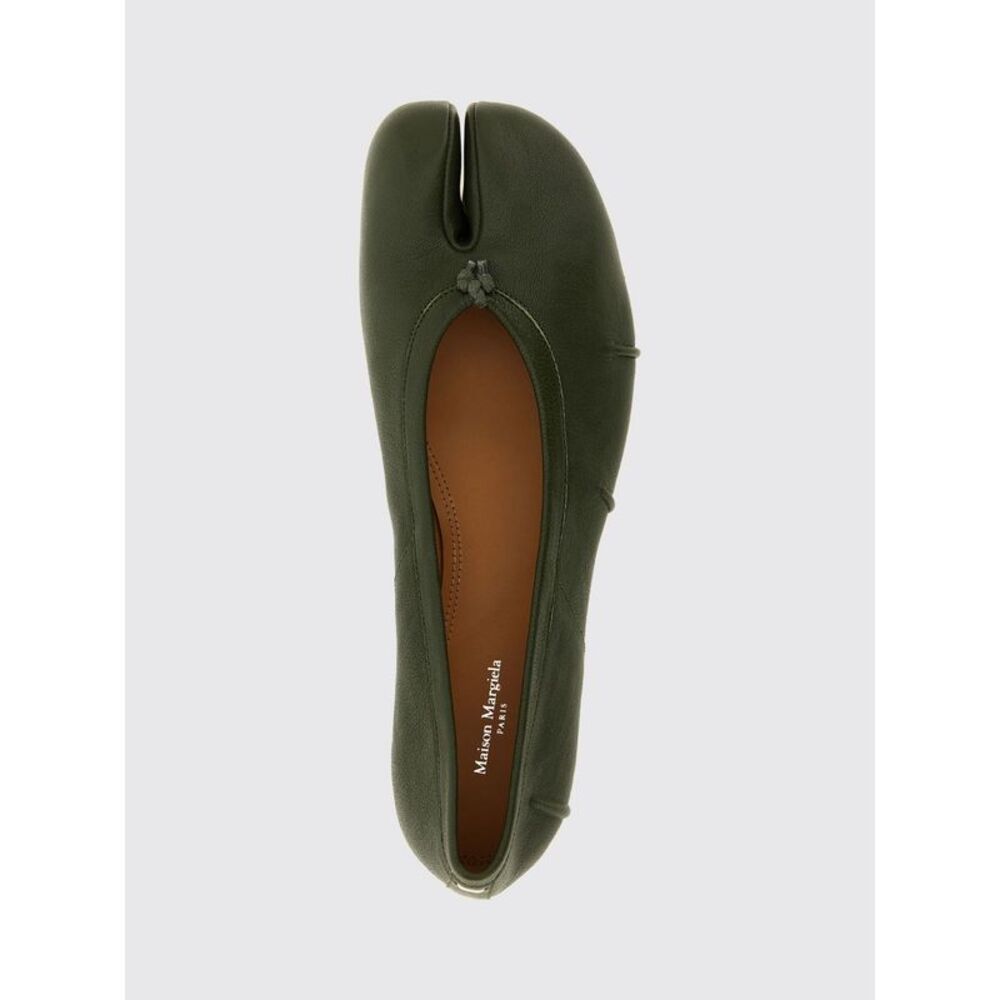 Maison Margiela Women Maison Margiela Tabi Split-Toe Lambskin Ballet Flats - Picture 4 of 4